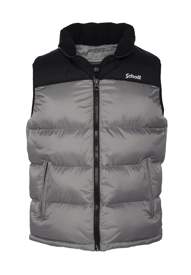 Schott Bodywarmer grijs Schott Bodywarmer grijs