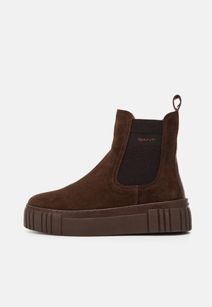 Platåstövletter - dark brown