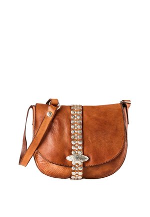 LINDA UMHÄNGE - Umhängetasche - cognac