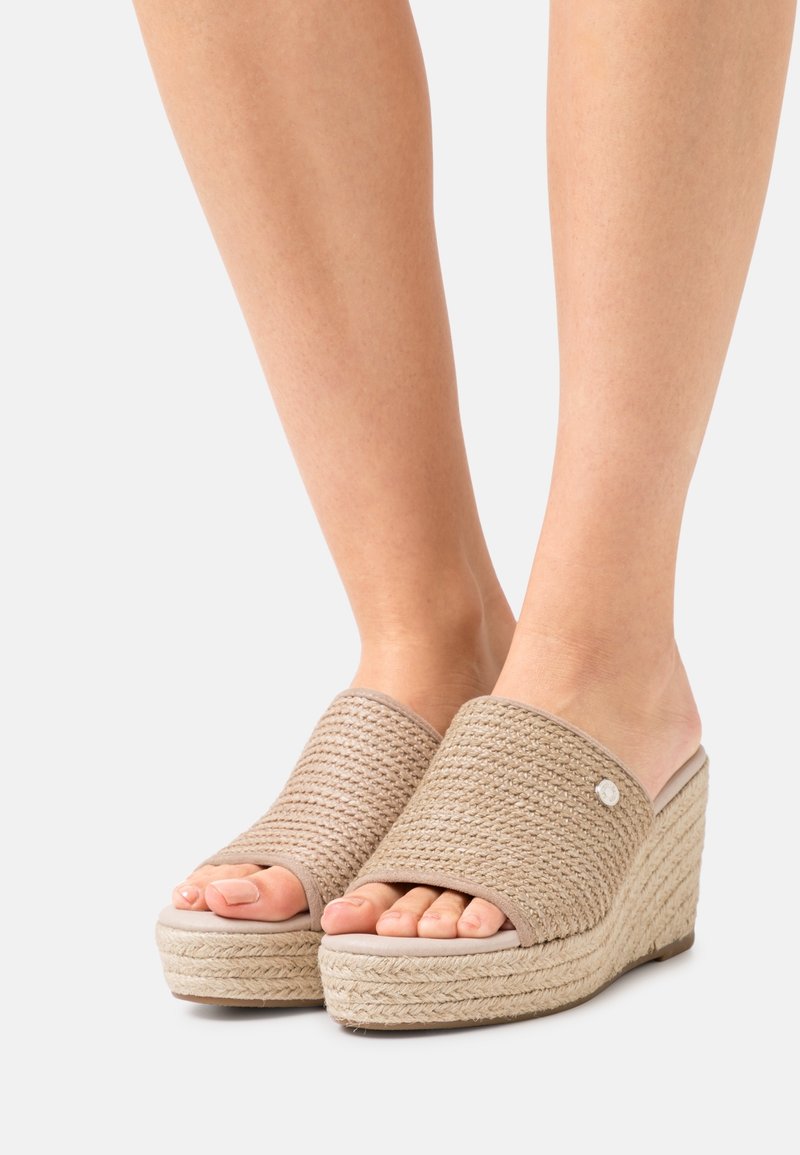 Refresh Mules à talons - taupe
