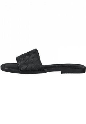 Caprice Pantolette flach - black