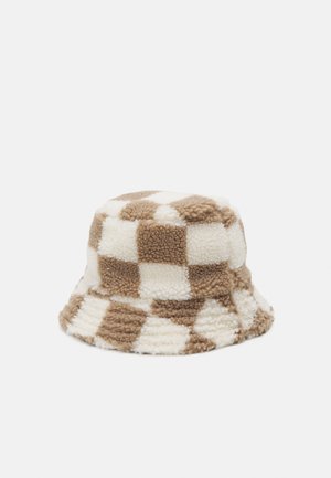 PCVEGA BUCKET HAT - Klobouk - cognac/cloud dancer
