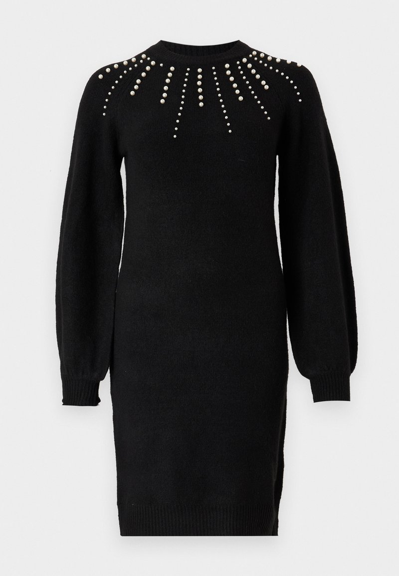 Vila Gebreide jurk zwart Vila Gebreide jurk zwart