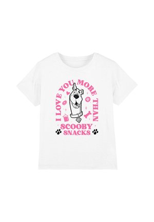 Cotton Soul, SCOOBY DOO SCOOBY SNACKS VALENTINE UNISEX - T-Shirt print - white