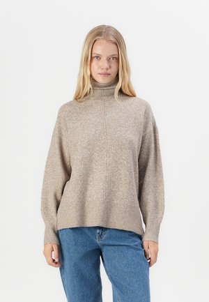 VMDOFFY ROLL NECK - Strickpullover - sepia tint
