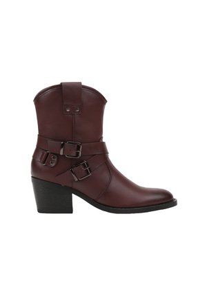 SANTIAGS - Bottines de cowboy / motard - bordeaux