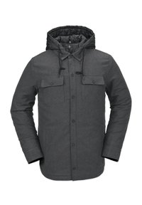 INSULATED RIDING FLANNEL - Ski jas - heather black