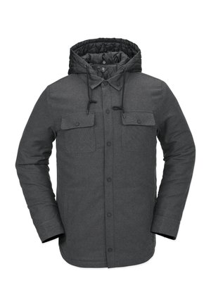 INSULATED RIDING FLANNEL - Chaqueta de esquí - heather black