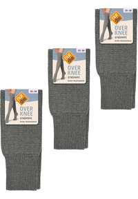 NUR DIE Overkneestrümpfe - hellgrau