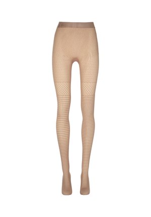MOSAIC NET - Strømpebukser - almond