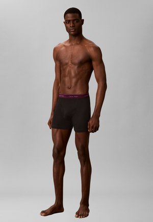 Calvin Klein Underwear, 5 PACK BOXER BRIEFS - 100% COTTON - Боксерки - black/dark purple/hydrangea blue/harbour mist/black wbs