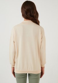 LELA HIGH COLLAR  - Sportska majica - stone colored