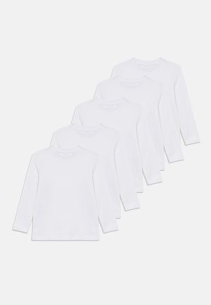 UNISEX 5 PACK - Ilgarankovis viršutinės dalies drabužis - white