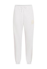 VINTAGE - Spodnji deli trenirk - white melange
