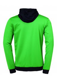 uhlsport Sweat zippé - grün/schwarz/weiß