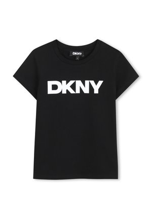 MET KORTE MOUWEN - T-shirt imprimé - black