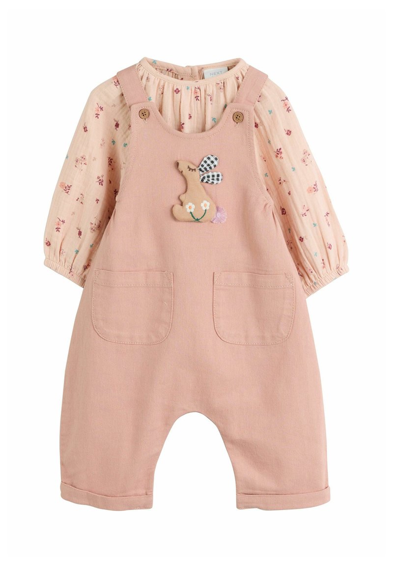 Next REGULAR FIT - LONG SLEEVE SET - Glaustinukė - tan brown wadded character