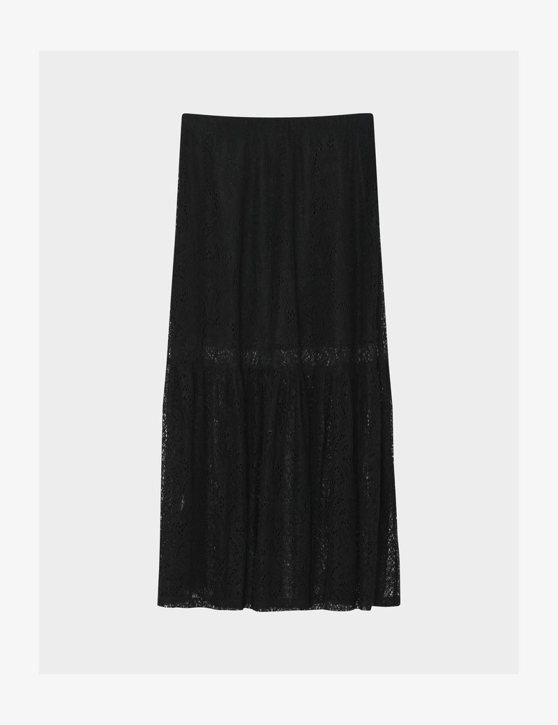 2nd Day CLEAM Falda Acampanada Black negro Zalando es 2nd-day-cleam-falda-acampanada-black-negro-zalando-es