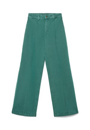 Calliope, PANTALONE LUNGO TINTA UNITA - Straight leg jeans - verde bosco