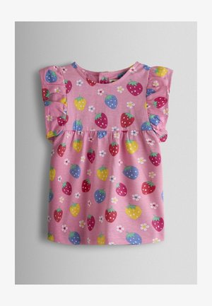 JoJo Maman Bébé, REGULAR FIT 2 PACK - Trükipildiga T-särk - pink