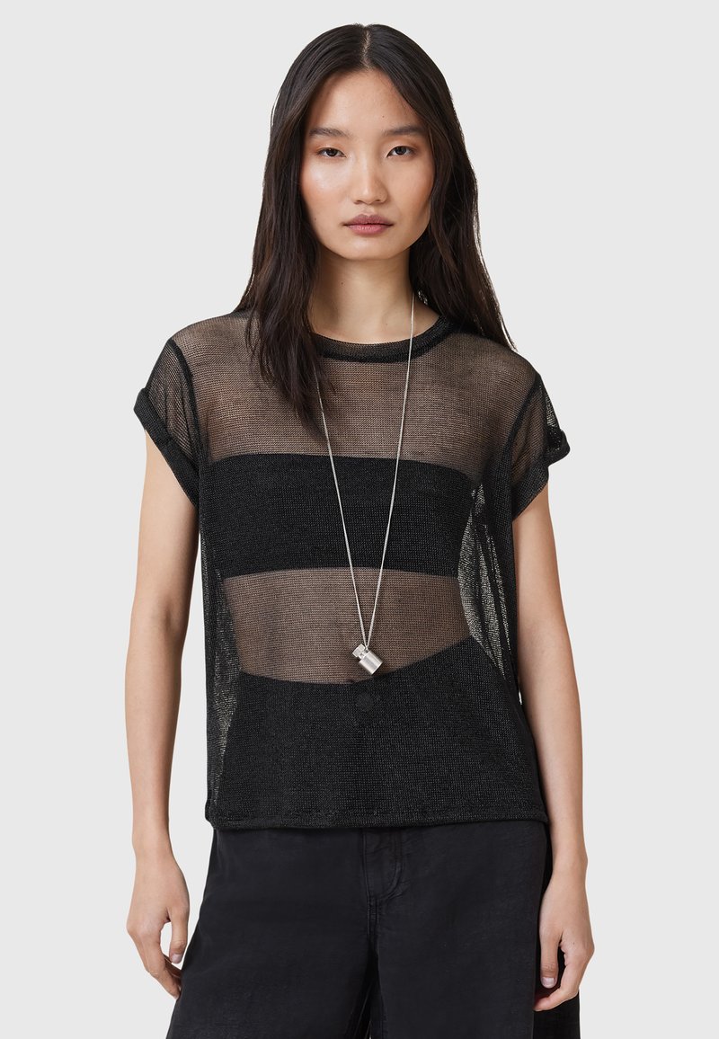 AllSaints - THEA SPARKLE TOP - Top - "black", Enlarge