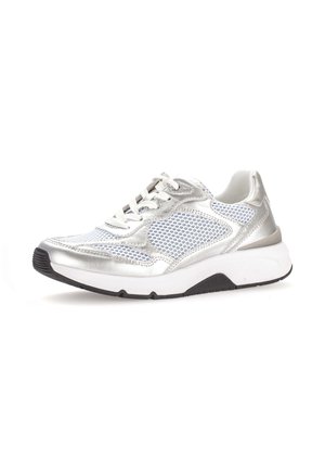 LOW - Sneakers laag - silber weiss