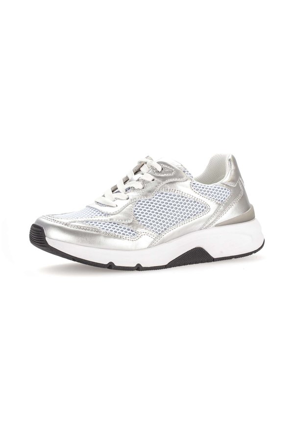 LOW - Sneaker low - silber weiss