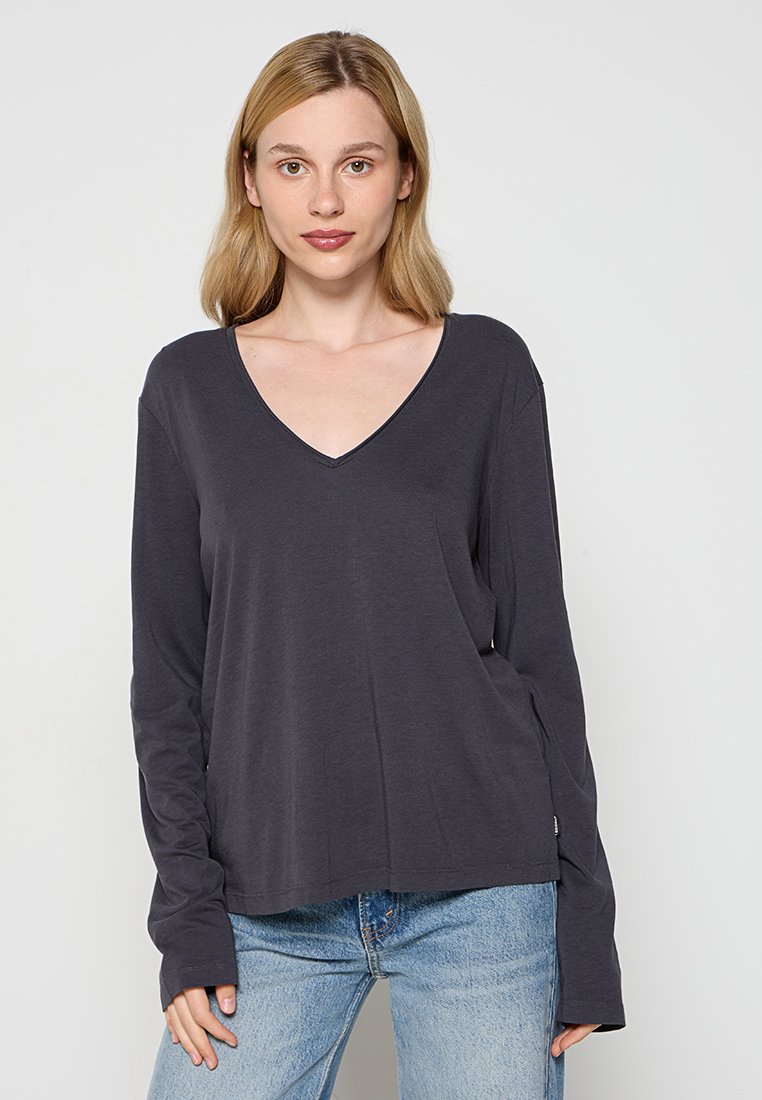 Ecoalf Longsleeve antraciet gemêleerd Ecoalf Longsleeve antraciet gemêleerd