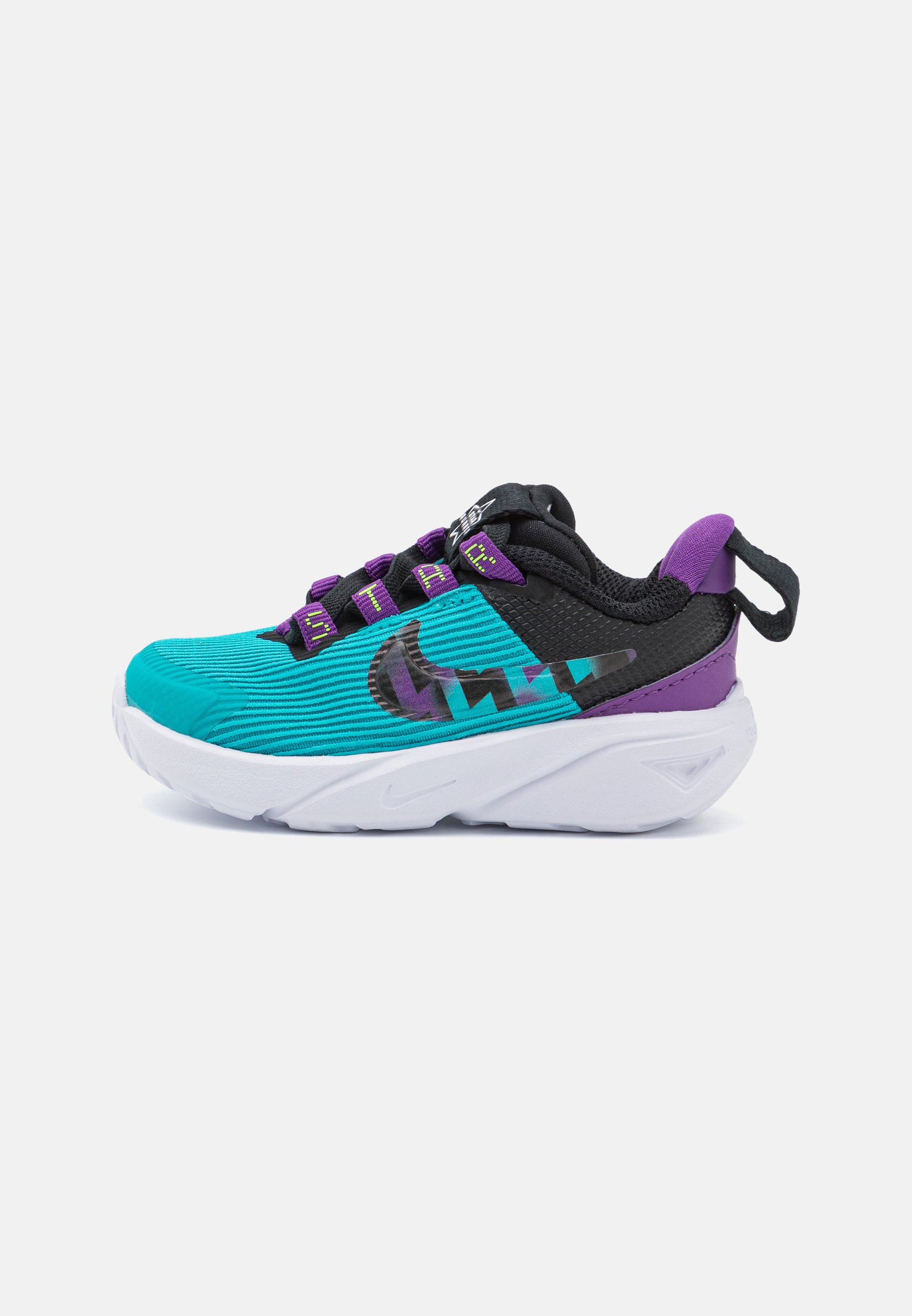 teal and purple nike shoes