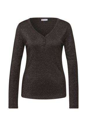 Langærmet T-shirt - braun