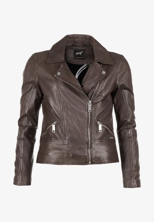 Maze Veste en cuir - dark brown