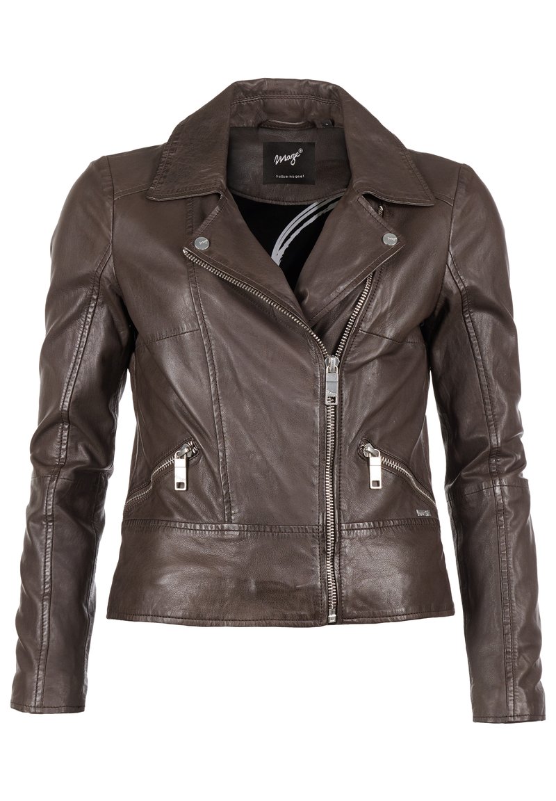 Maze Lederjacke - dark brown