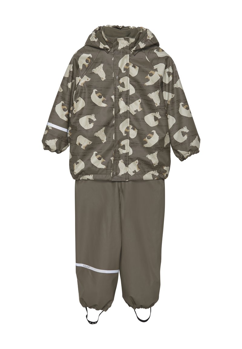 DEUX PAR DEUX Pantalon de Pluie Noir Texture - Vêtements enfants
