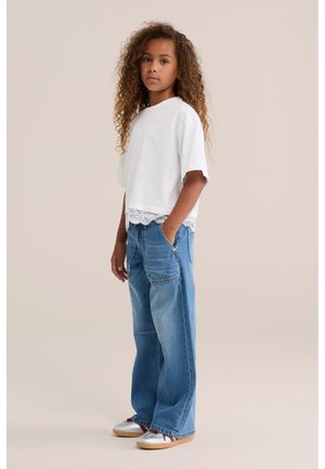 WE Fashion, T-shirt imprimé - white