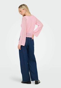 ONLY ONLNOLA LIFE RUCHING - Pullover - candy pink