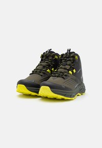 HI-TEC FUSE TRAIL MID WP - Hikingschuh - black/olive
