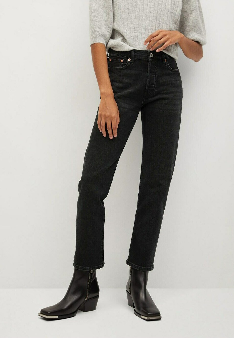 Mango MAR - Jeans Slim Fit - black 