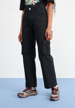 WORKERS PANT - Cargo trousers - black wash