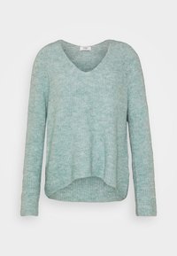JDY Strickpullover - mottled green