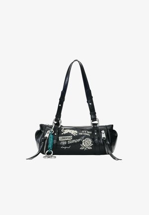 Desigual, MEDIUM QUILTED BAG - Käekott - black