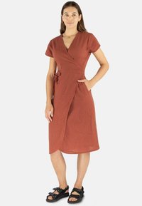 Normani MUSSELIN - Freizeitkleid - terracotta