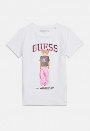 Guess, KIDS TEENS SS T-SHIRT - T-Shirt print - pure white