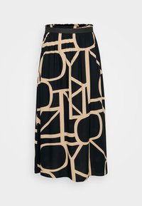CARVENEDIG LIFE LONG - Maxisukňa - black/light brown