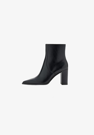 Mango, ADULT - High heeled ankle boots - black