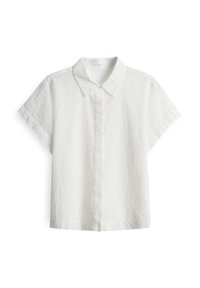 REGULAR FIT CROCHET - Camicia - milk