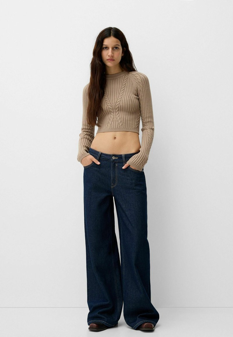 Bershka Trui zandkleur