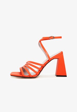 Cesare Gaspari, High Heel Sandalette - orange