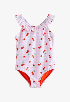 Next, Plavky - pink cherry gingham