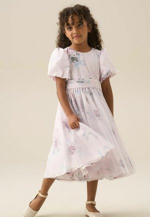 Angel & Rocket, REGULAR FIT - ROSE TULLE OVERLAY FLORAL PRINT DRESS - Kokteilikleit/peokleit - pink