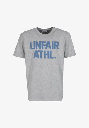 Nyomott mintás póló - grey melange